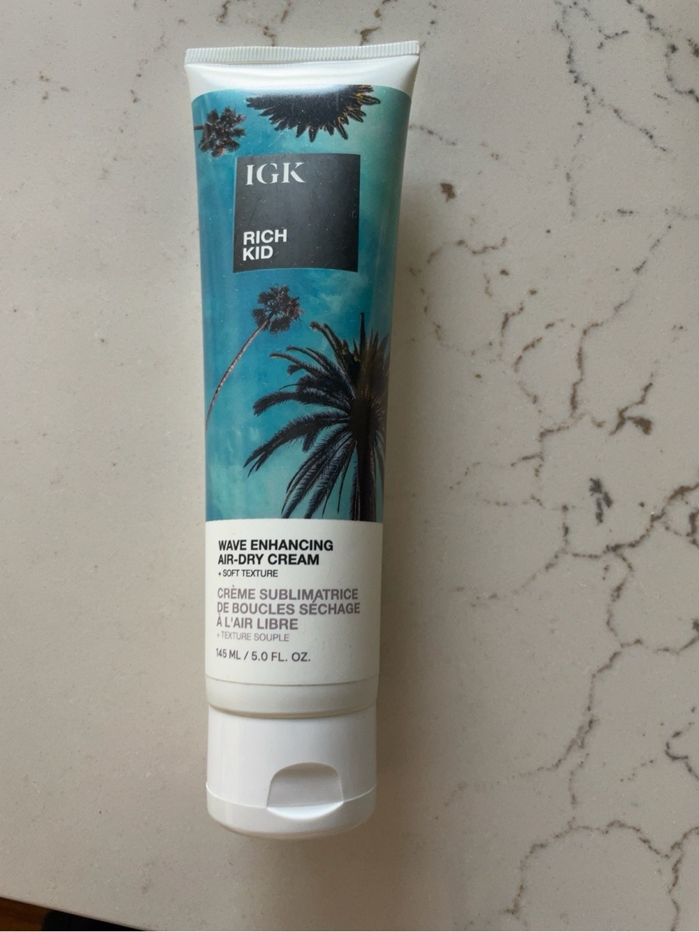 IGK Rich Kid Coconut Oil Gel Wave Enhancing Air-Dry Cream 5 oz